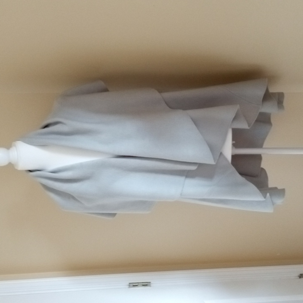 Rook brand open front swing waterfall vest sweater cardigan shawl shrug